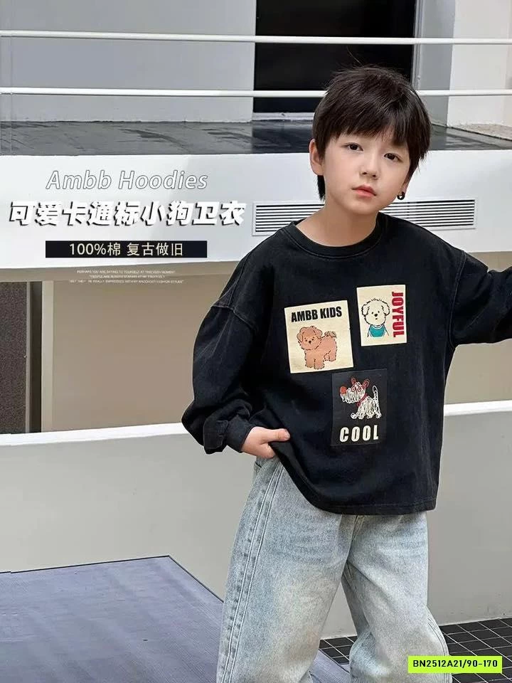 ÁO THUN ĐEN IN HÌNH 25G004 AMBB