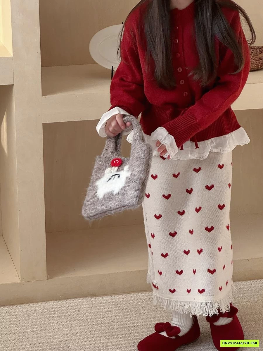 SÉT VÁY LEN DÁNG DÀI TRÁI TIM