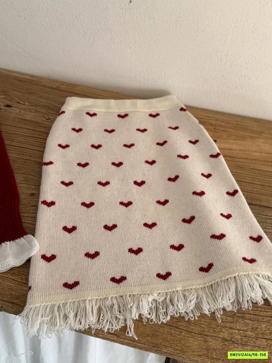 SÉT VÁY LEN DÁNG DÀI TRÁI TIM