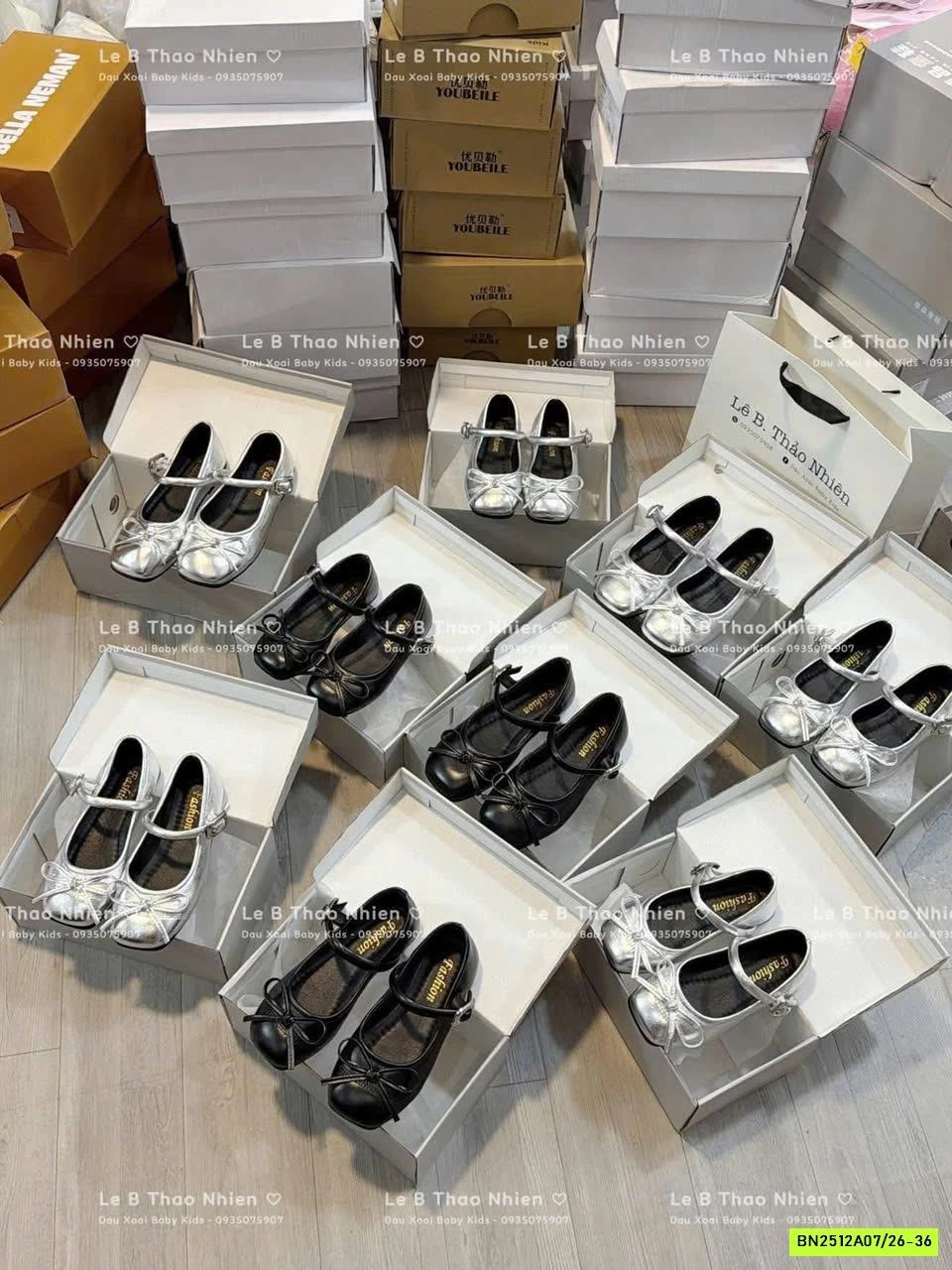 GIÀY BÚP BÊ NƠ VINTAGE