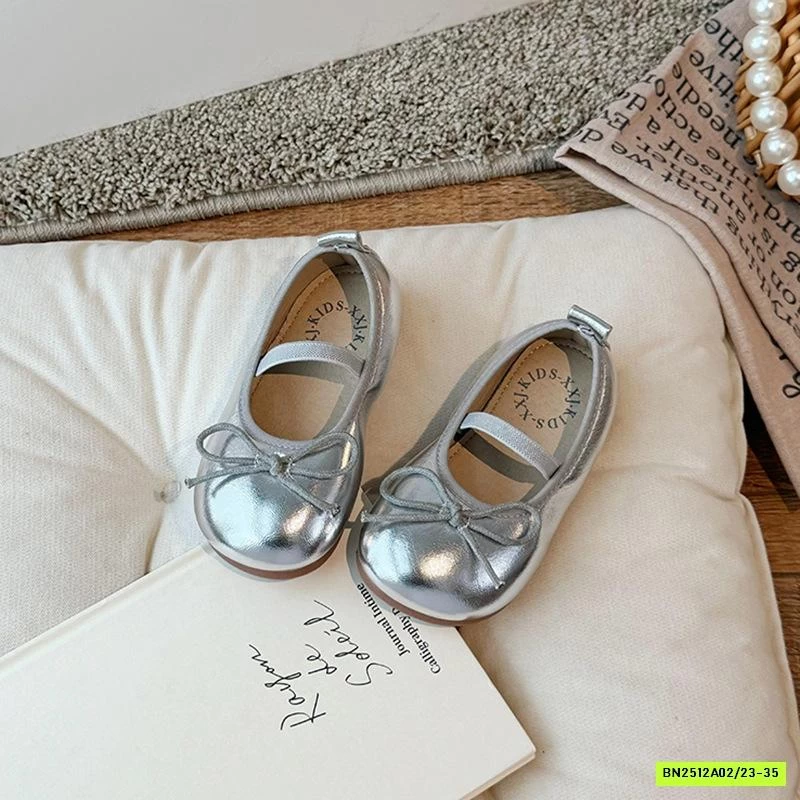 GIÀY BÚP BÊ GẮN NƠ QUAI CHUN