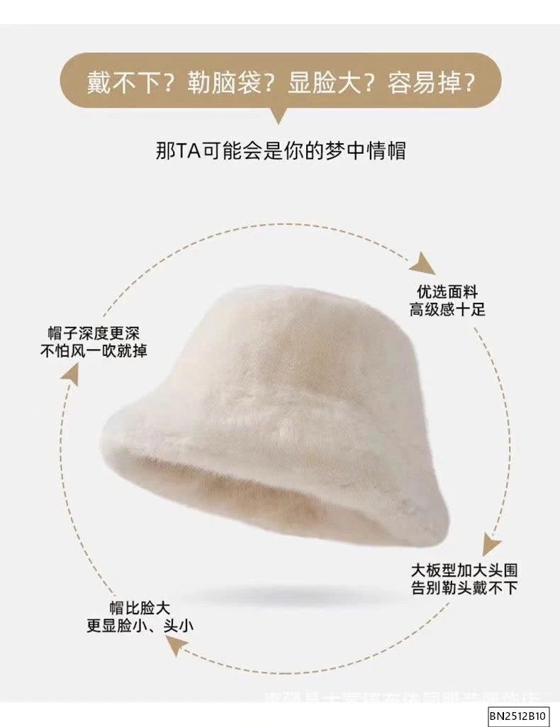 MŨ LÔNG THỜI TRANG