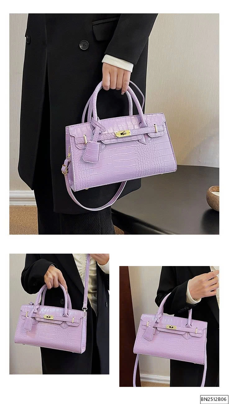 TÚI DA PU THỜI TRANG DẬP VÂN CÁ SẤU