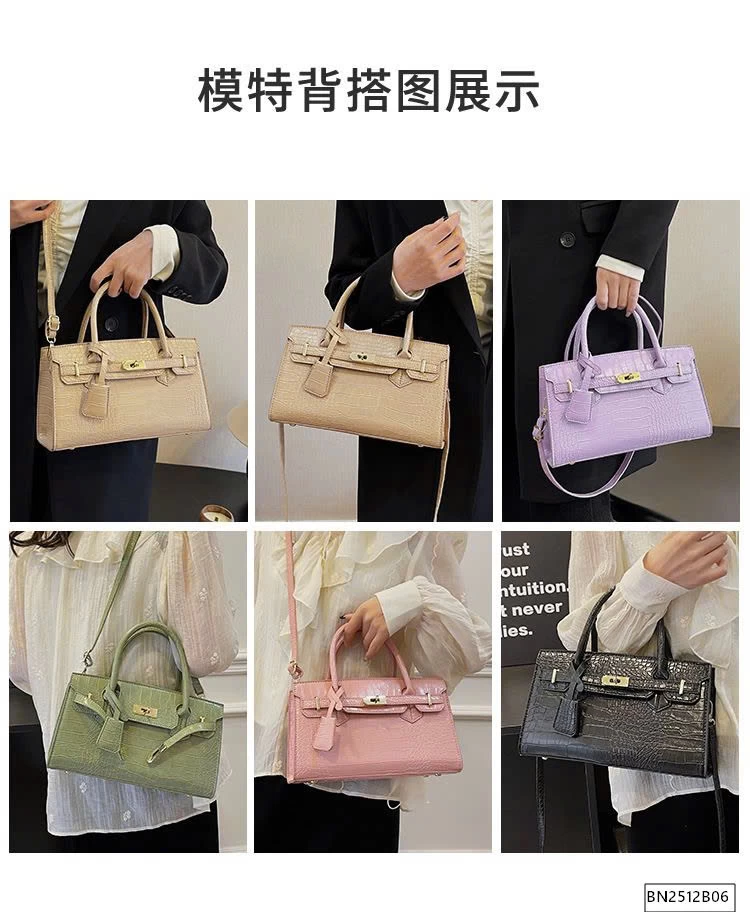 TÚI DA PU THỜI TRANG DẬP VÂN CÁ SẤU