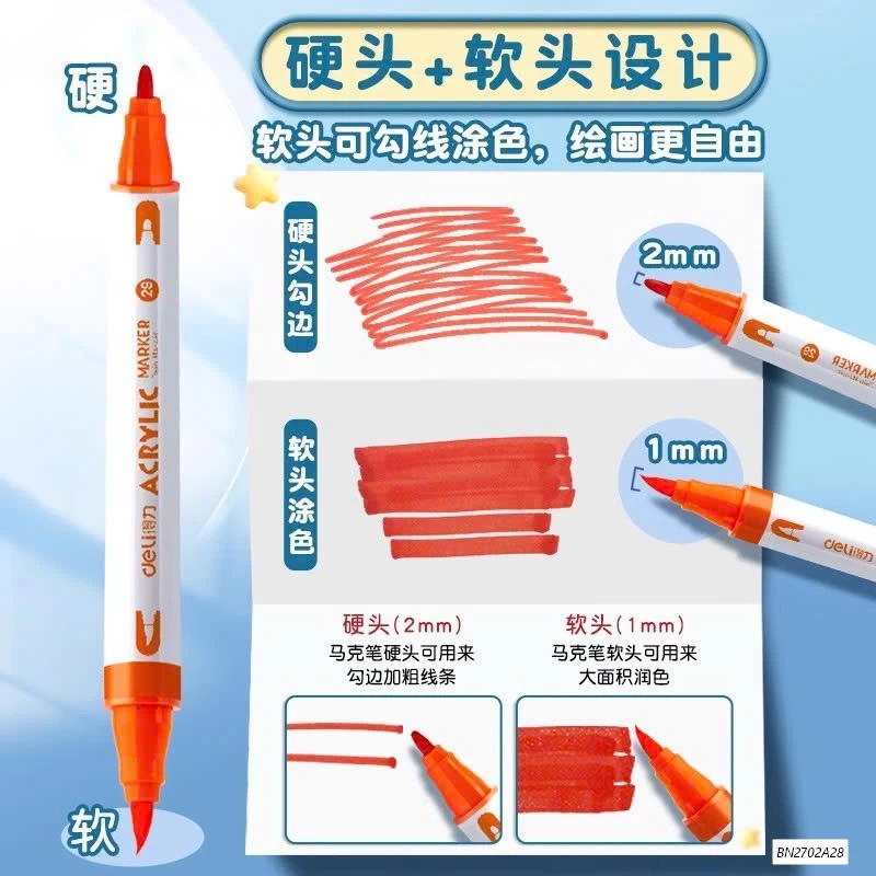 MÀU ACRYLICK MAKER 2 ĐẦU