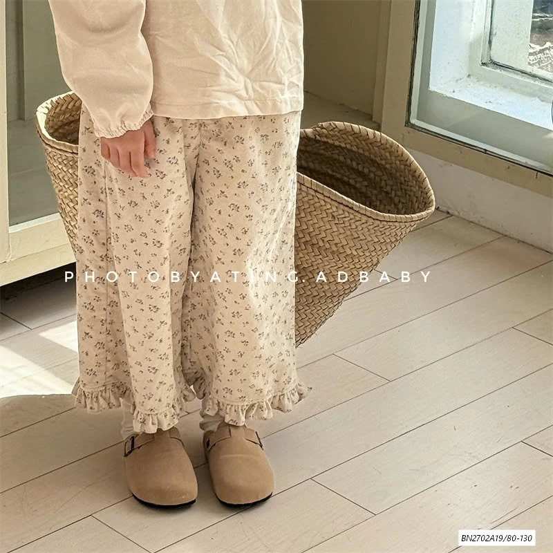 QUẦN SUÔNG NHUNG VIỀN BÈO ADBABY