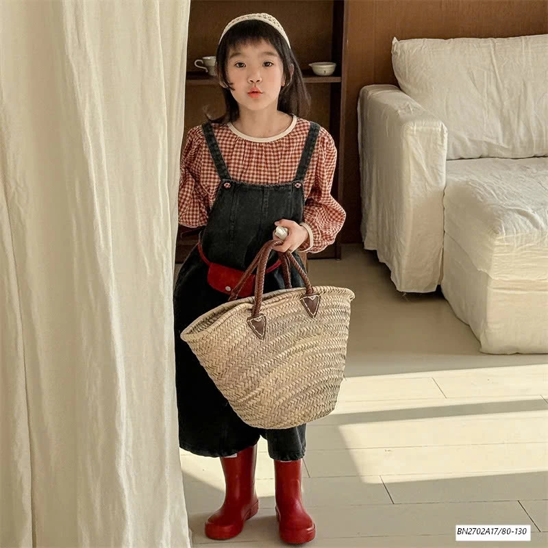 YẾM JEANS ỐNG RỘNG ADBABY