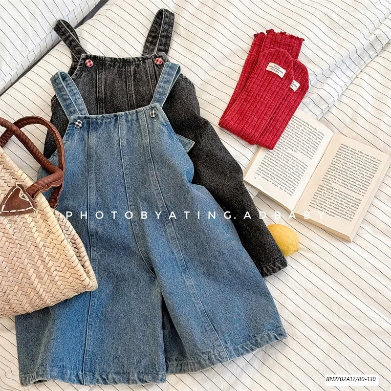 YẾM JEANS ỐNG RỘNG ADBABY