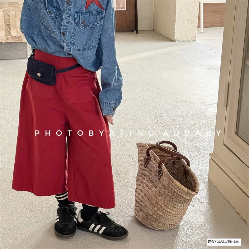 QUẦN THÔ ỐNG RỘNG ADBABY