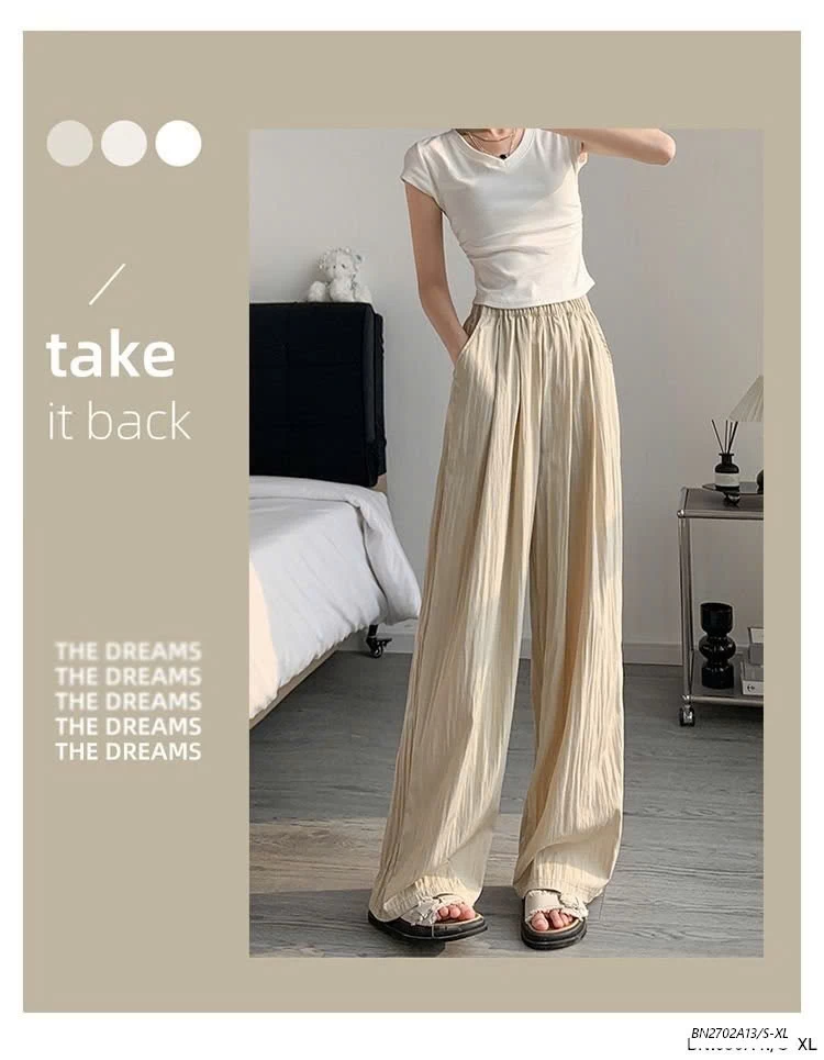 QUẦN ỐNG RỘNG TENCEL MỚI