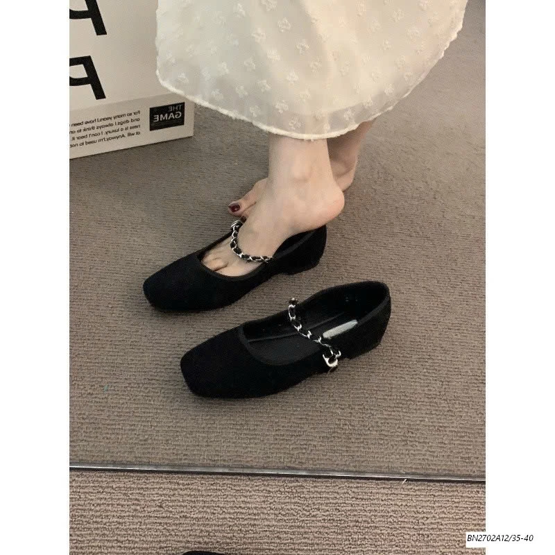 GIÀY BÚP BÊ QUAI XÍCH