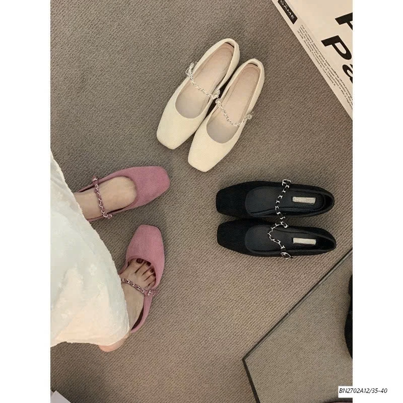 GIÀY BÚP BÊ QUAI XÍCH