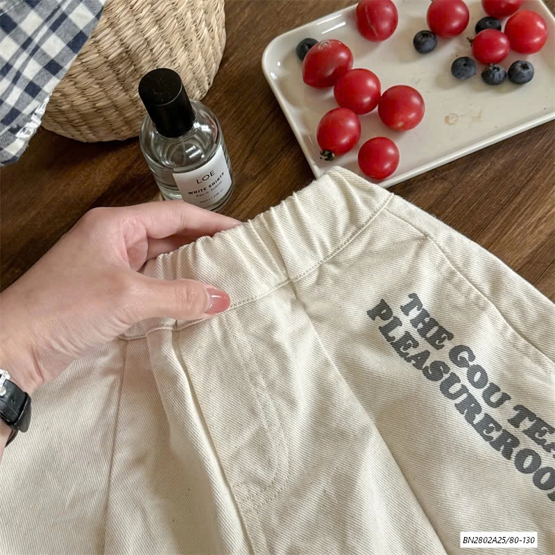 SHORT THÔ IN CHỮ ADBABY