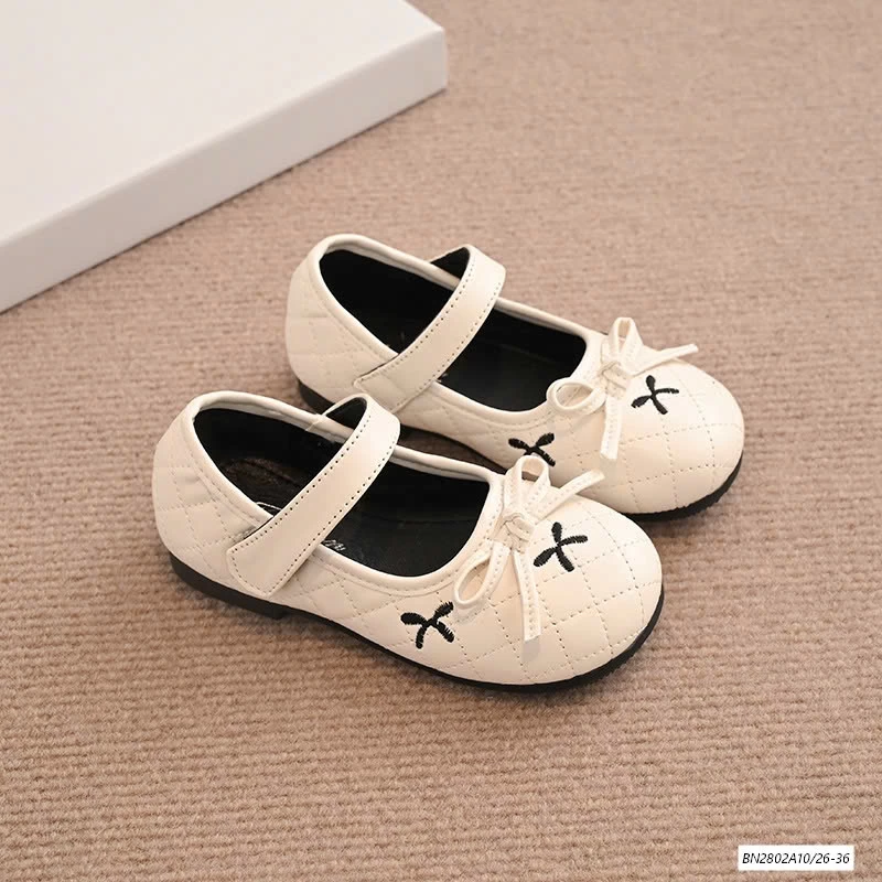 GIÀY BÚP BÊ TRẦN TRÁM THÊU NƠ