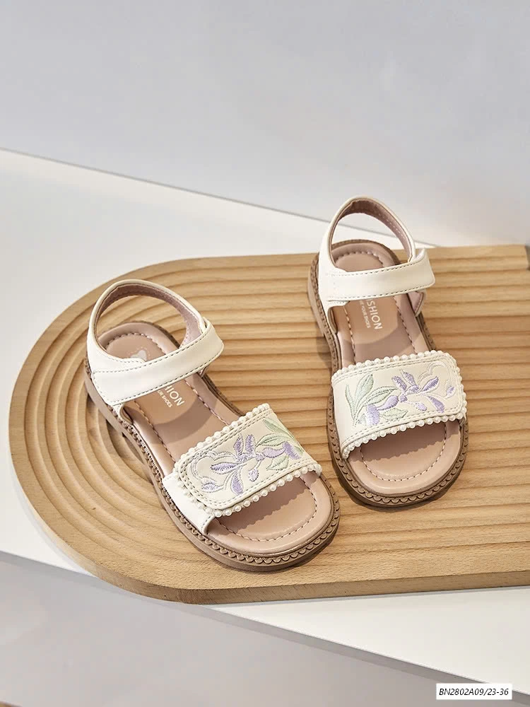 SANDAL THÊU HOA QUAI DÁN