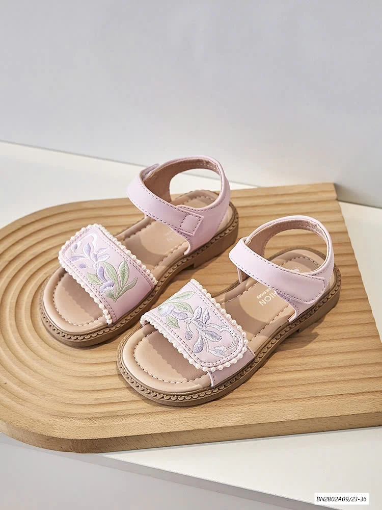 SANDAL THÊU HOA QUAI DÁN