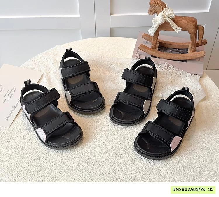 SANDAL QUAI DÁN PHỐI MÀU BÉ TRAI