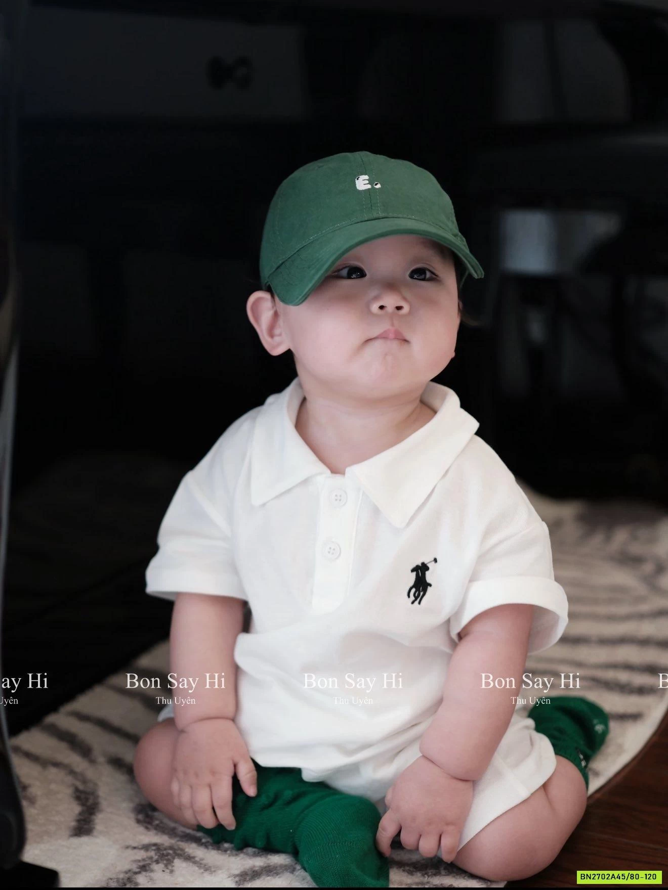 SÉT POLO TRẮNG THÊU NGỰA