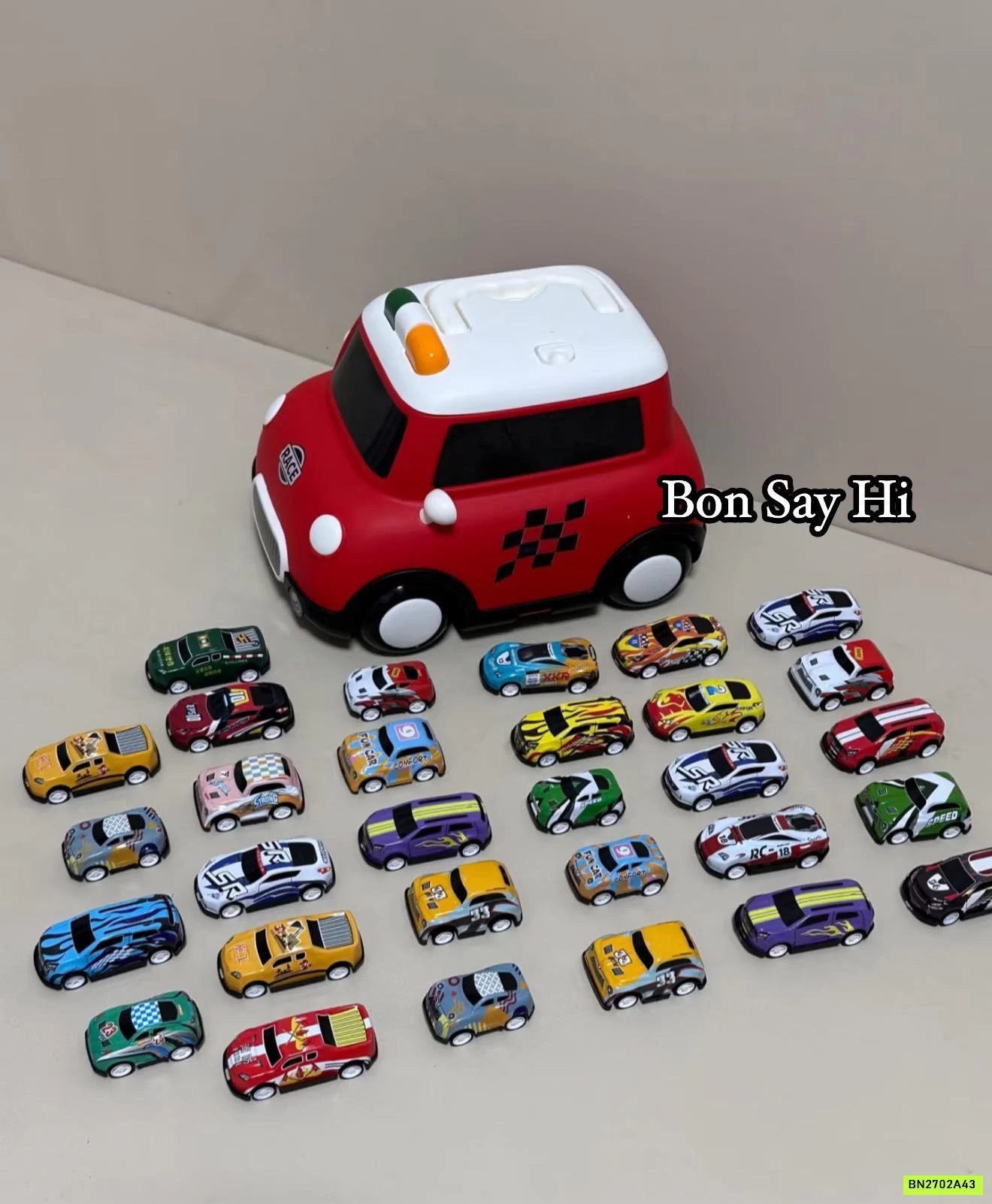 SÉT 30 Ô TÔ NHỎ KÈM XE ĐỰNG