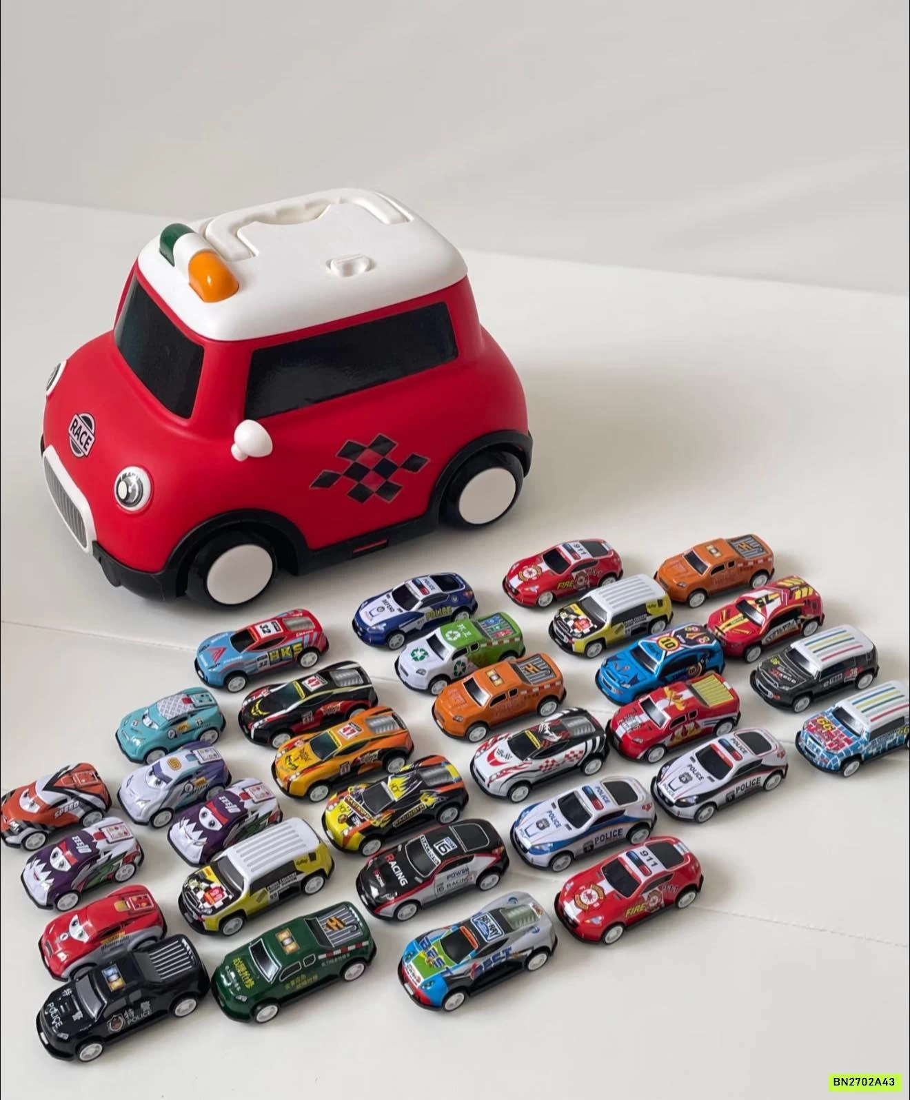 SÉT 30 Ô TÔ NHỎ KÈM XE ĐỰNG