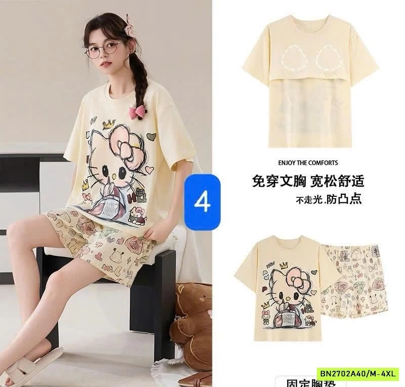 BỘ MẶC NHÀ NỮ KÈM BRA CC