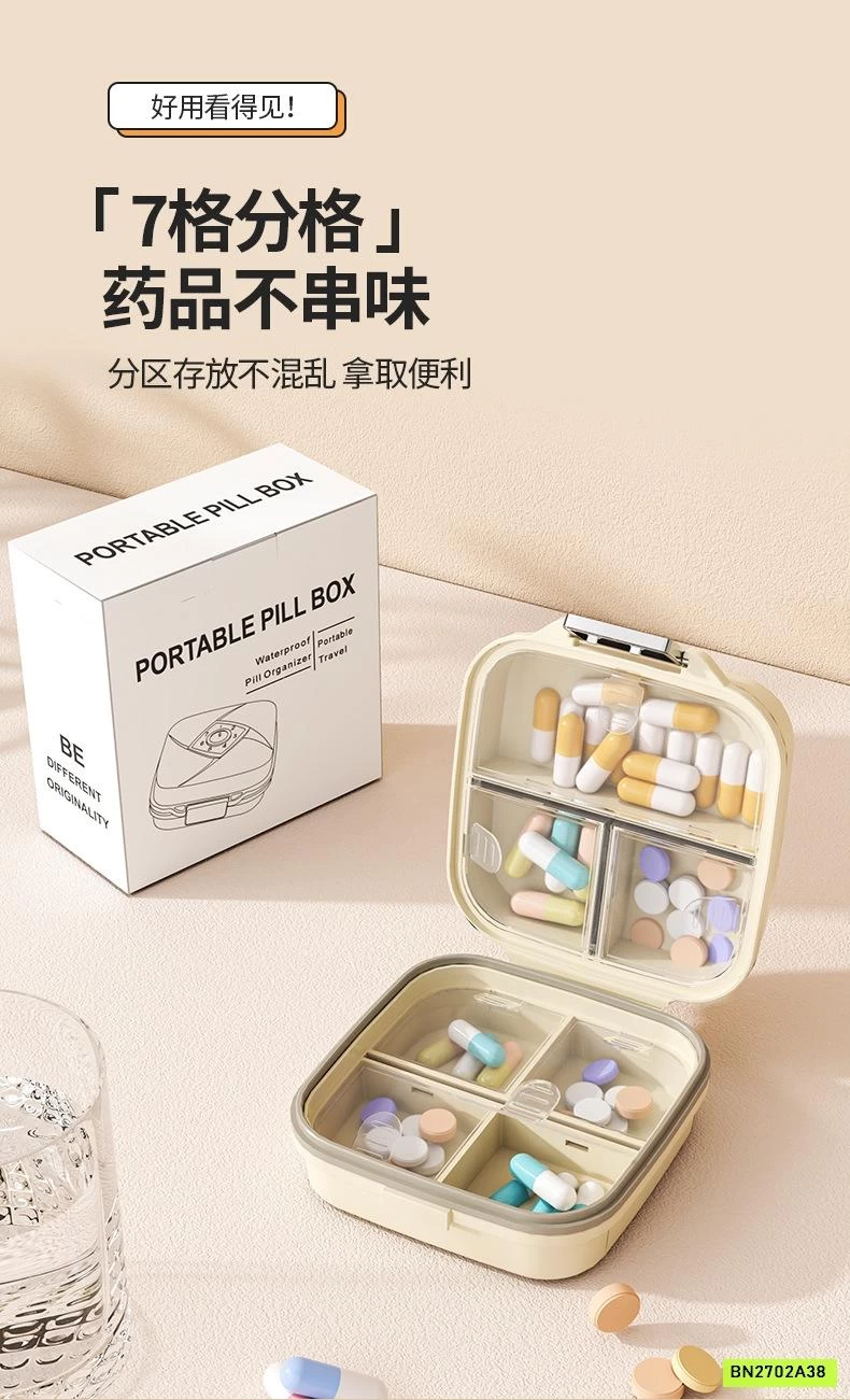 HỘP ĐỰNG THUỐC CHIA NGĂN MINI