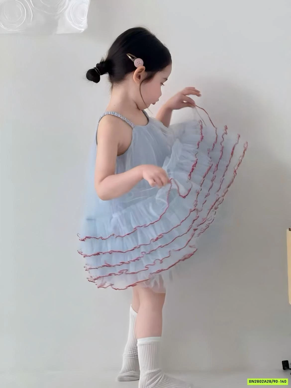 ĐẦM VOAN 2 DÂY PHỐI VIỀN