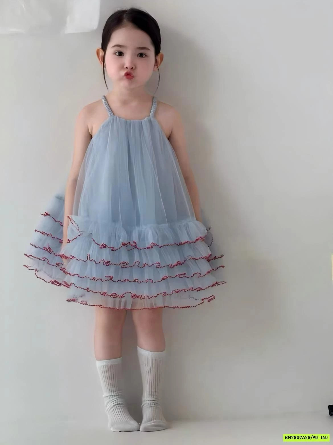 ĐẦM VOAN 2 DÂY PHỐI VIỀN