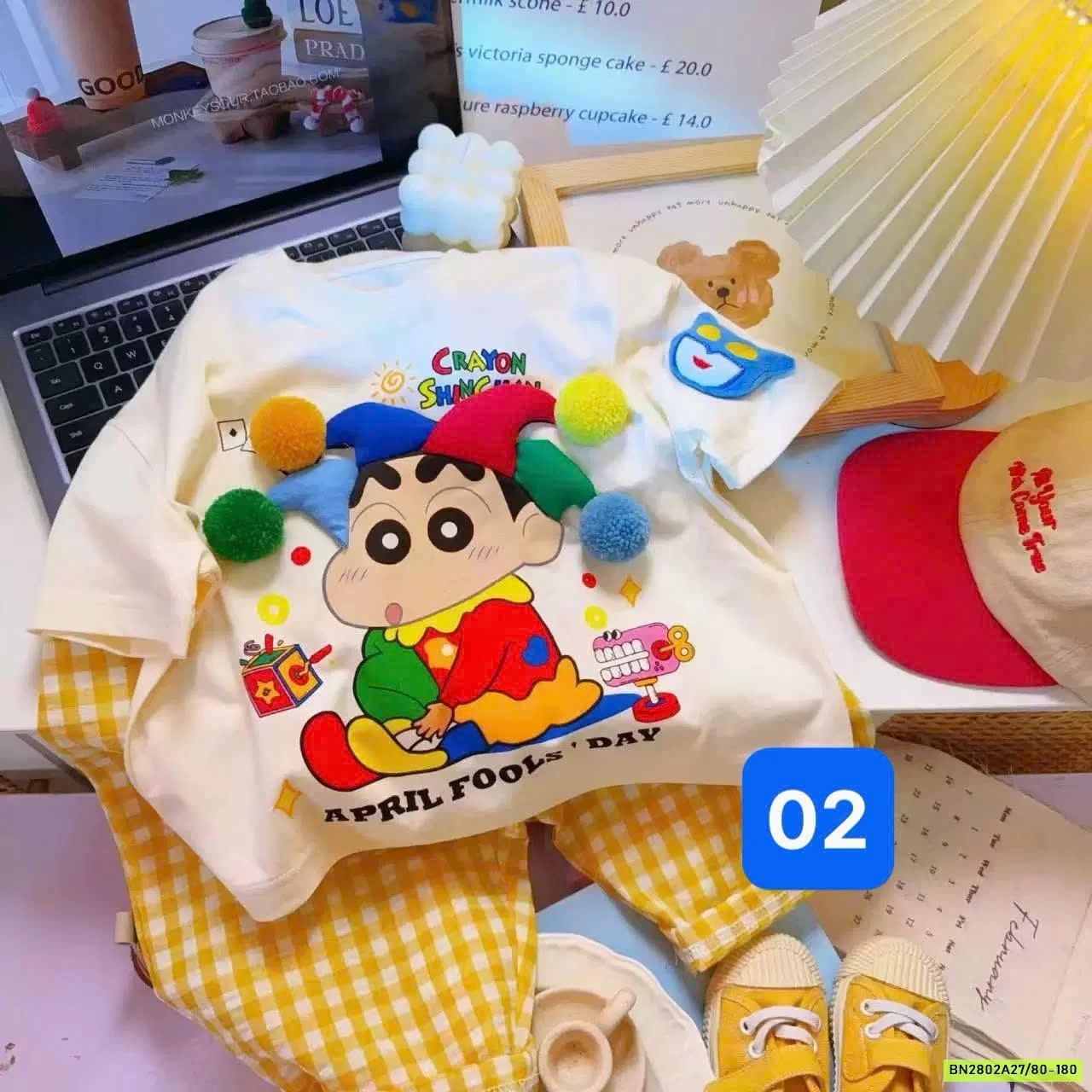 ÁO THUN GẮN GẤU BÔNG DỄ THƯƠNG