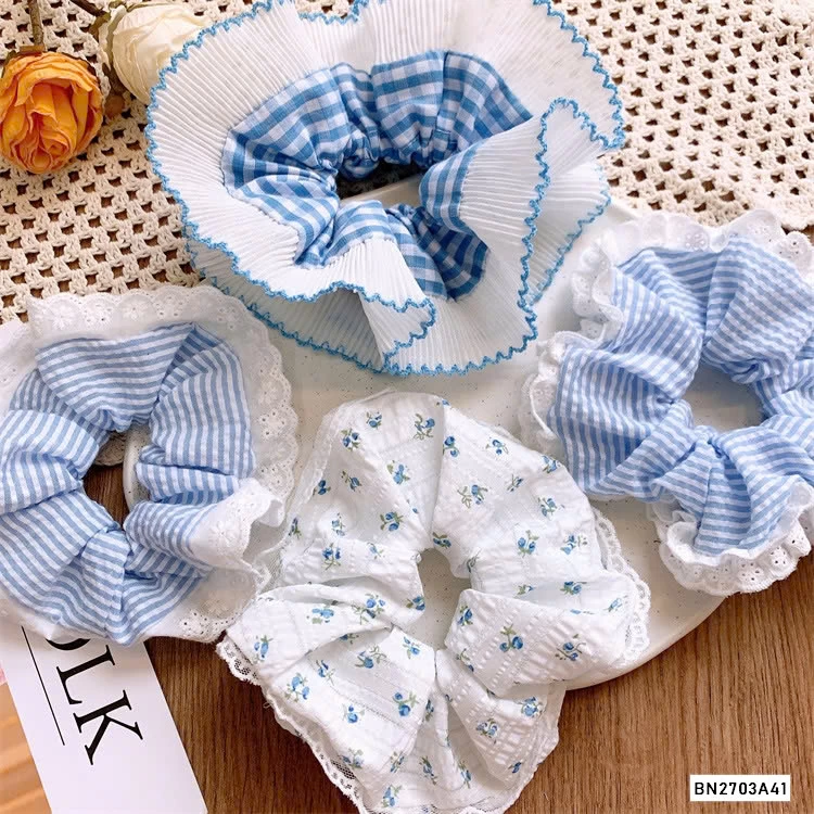 SÉT 4 BUỘC TÓC XANH NÀNG THER