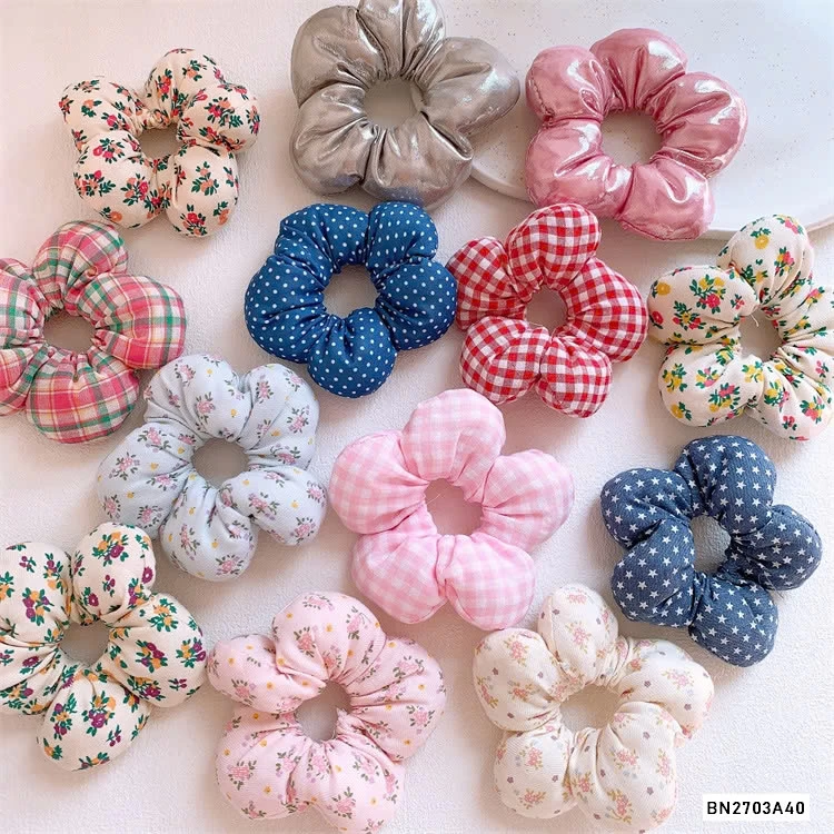 SÉT 3 BUỘC TÓC HOA