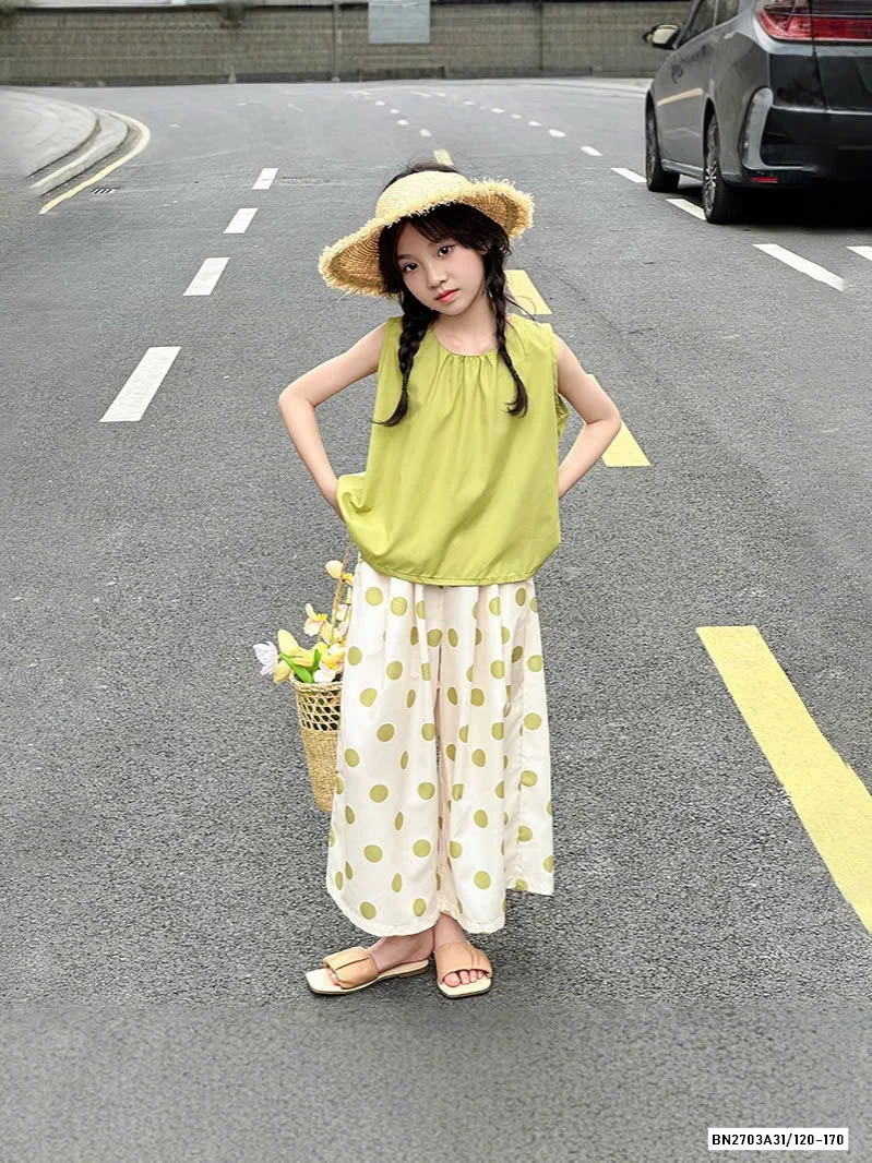 SÉT SUÔNG CHẤM BI XANH SZ ĐẠI