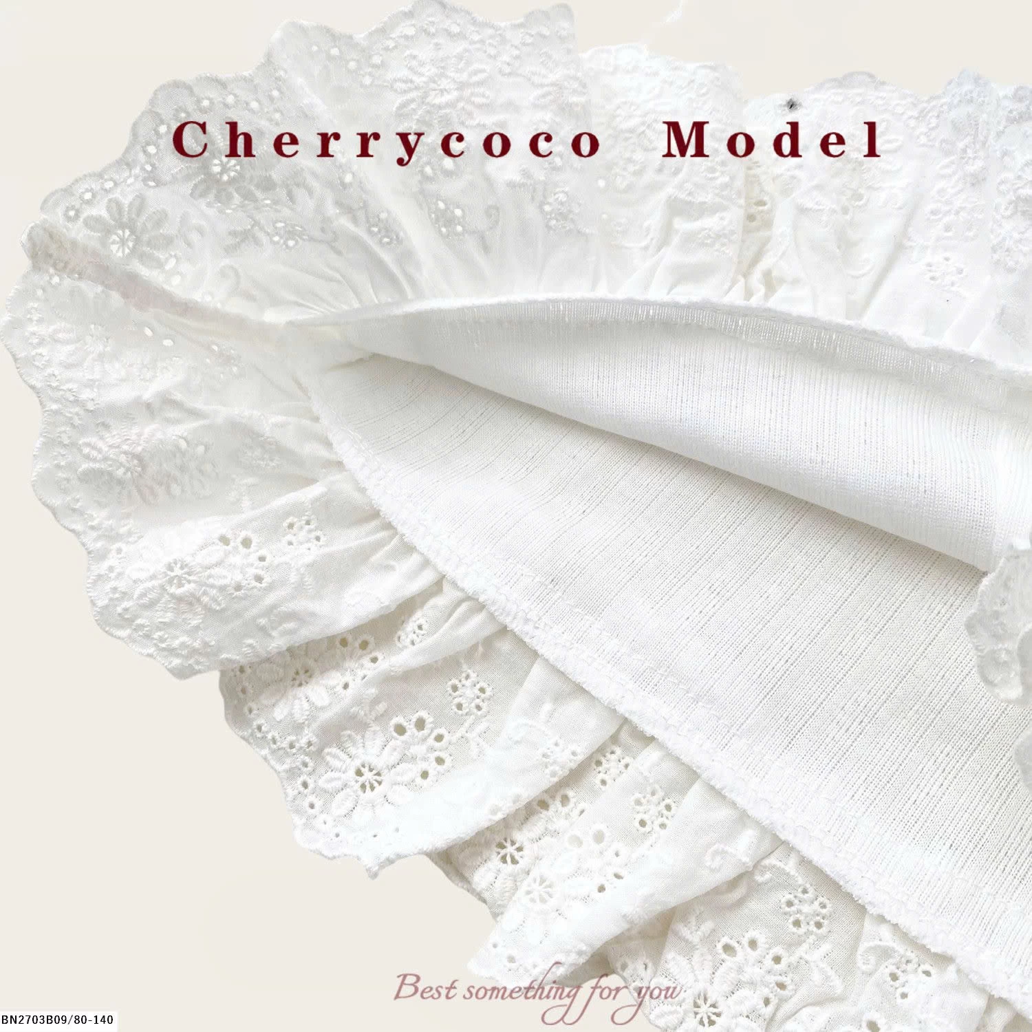 ÁO THUN ĐÍNH NƠ CHO BG CHERRYCOCO