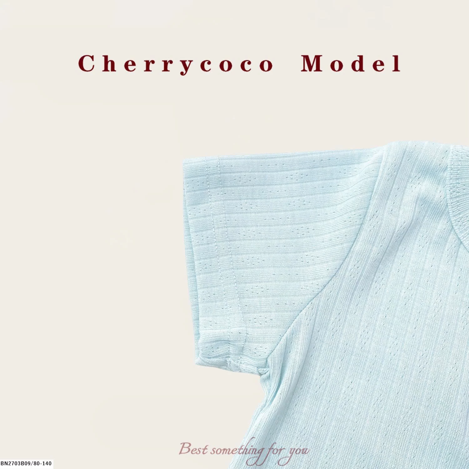 ÁO THUN ĐÍNH NƠ CHO BG CHERRYCOCO