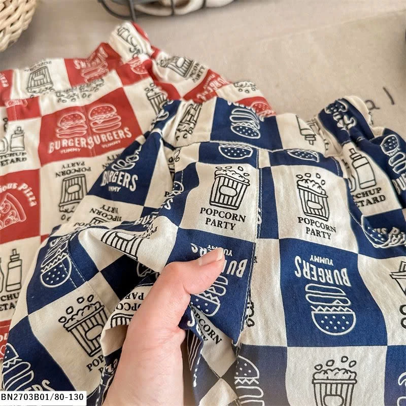 SHORT THÔ FAST FOOD ADBABY