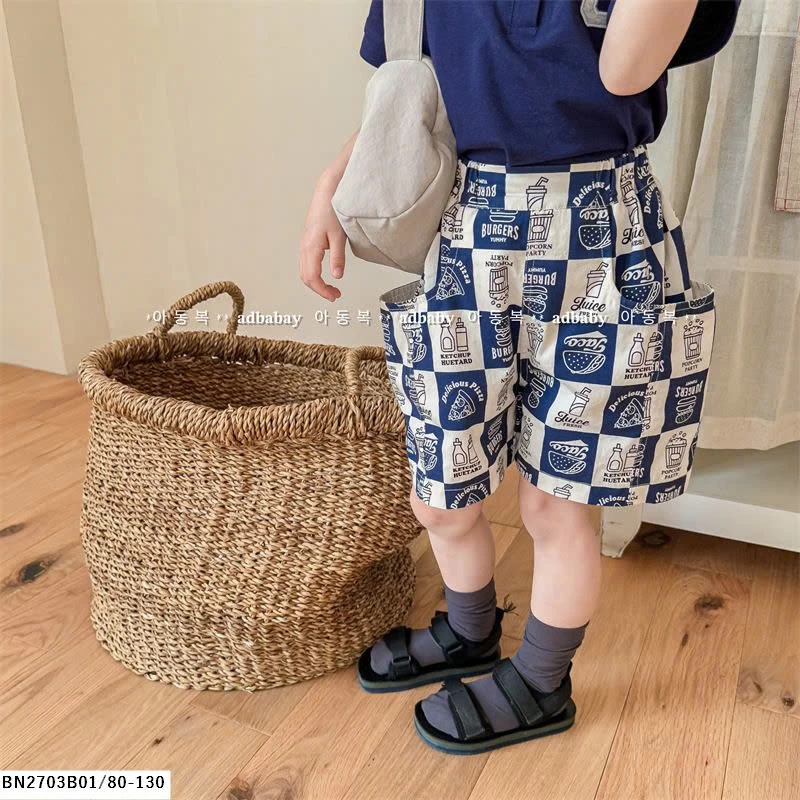 SHORT THÔ FAST FOOD ADBABY