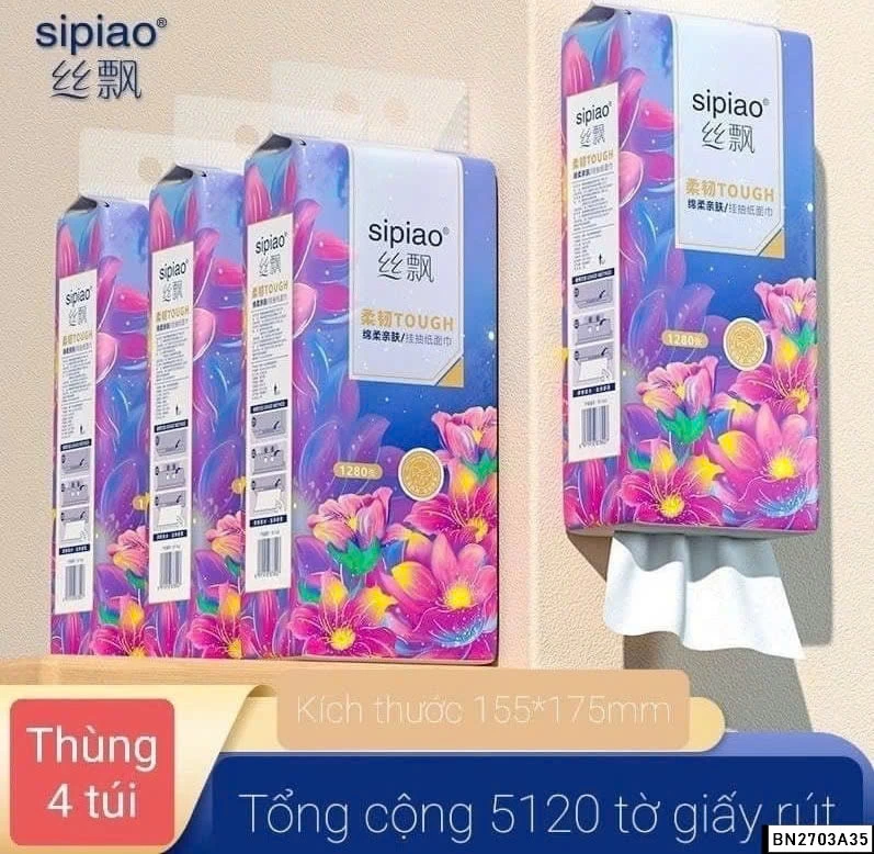COMBO 4 TÚI GIẤY RÚT SIPIAO