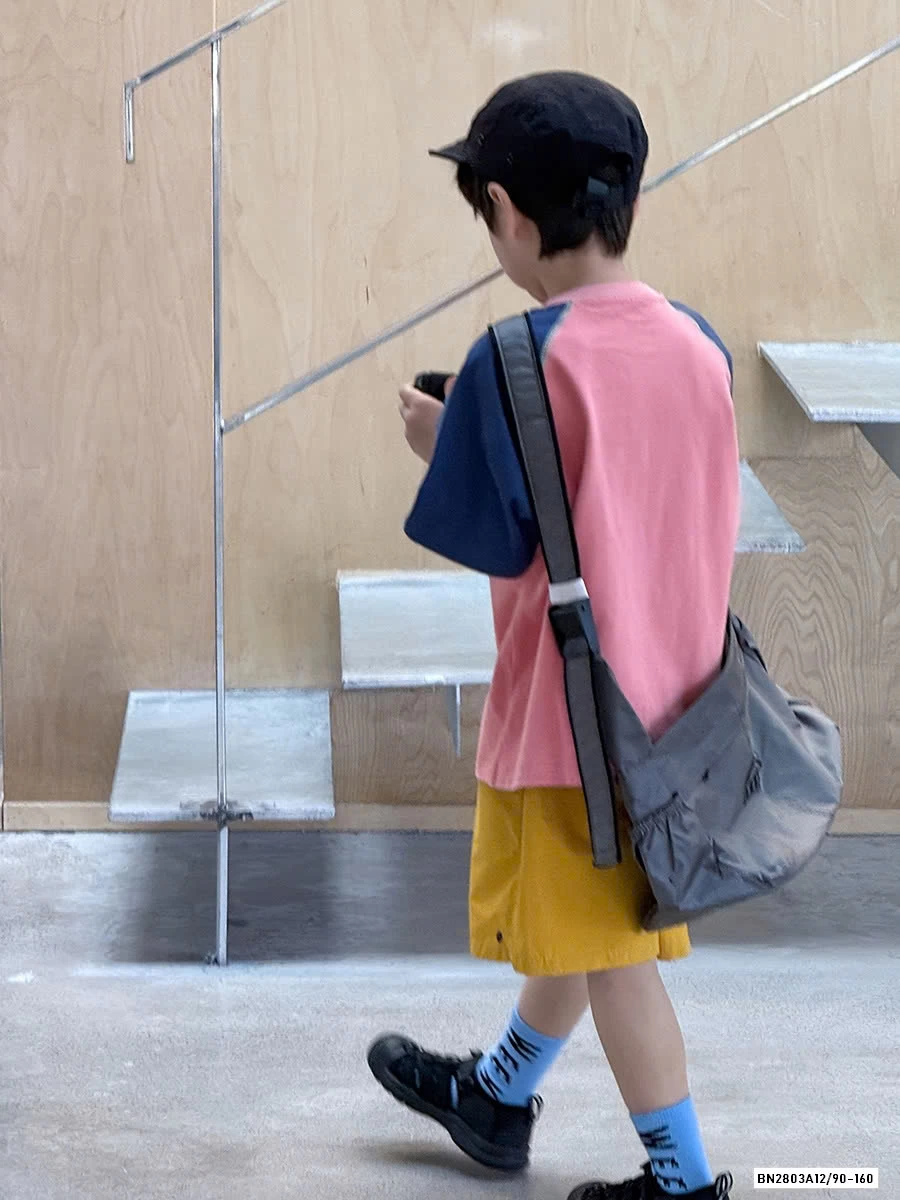 ÁO THUN PHỐI MÀU TAY AMBB