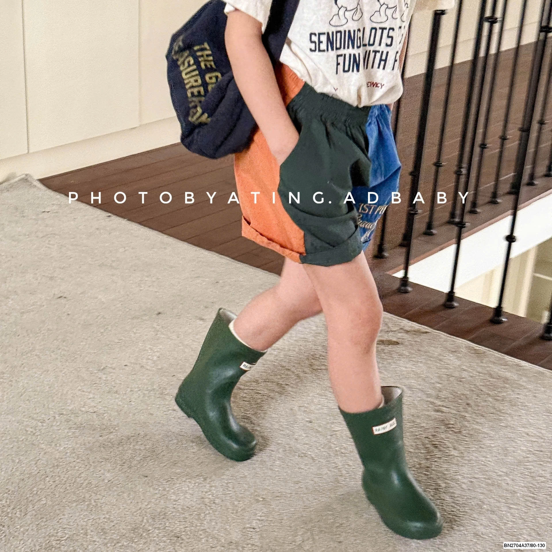 SHORT THÔ MỀM PHỐI MÀU ADBABY