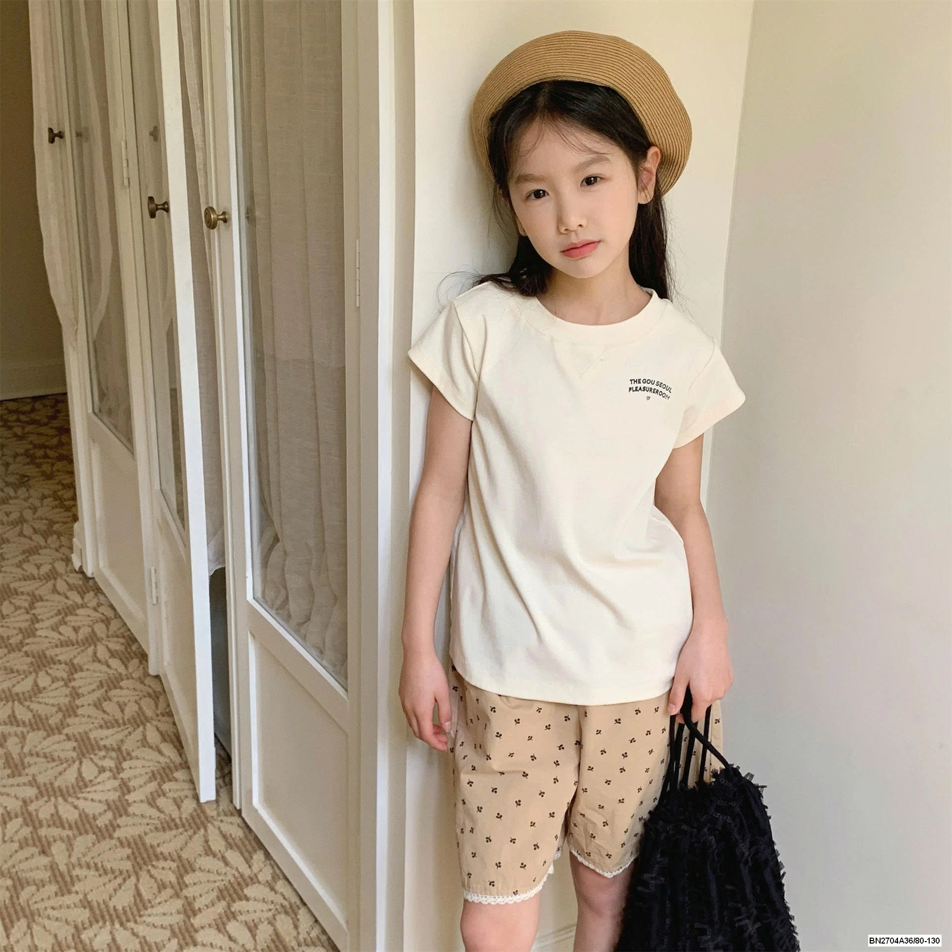 SHORT THÔ IN HOA NHÍ ADBABY