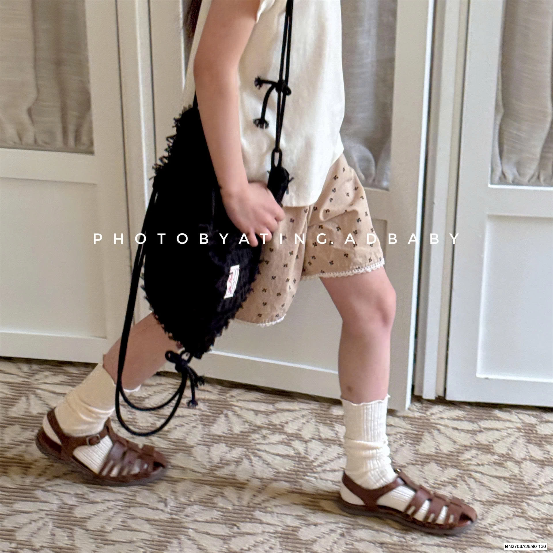 SHORT THÔ IN HOA NHÍ ADBABY