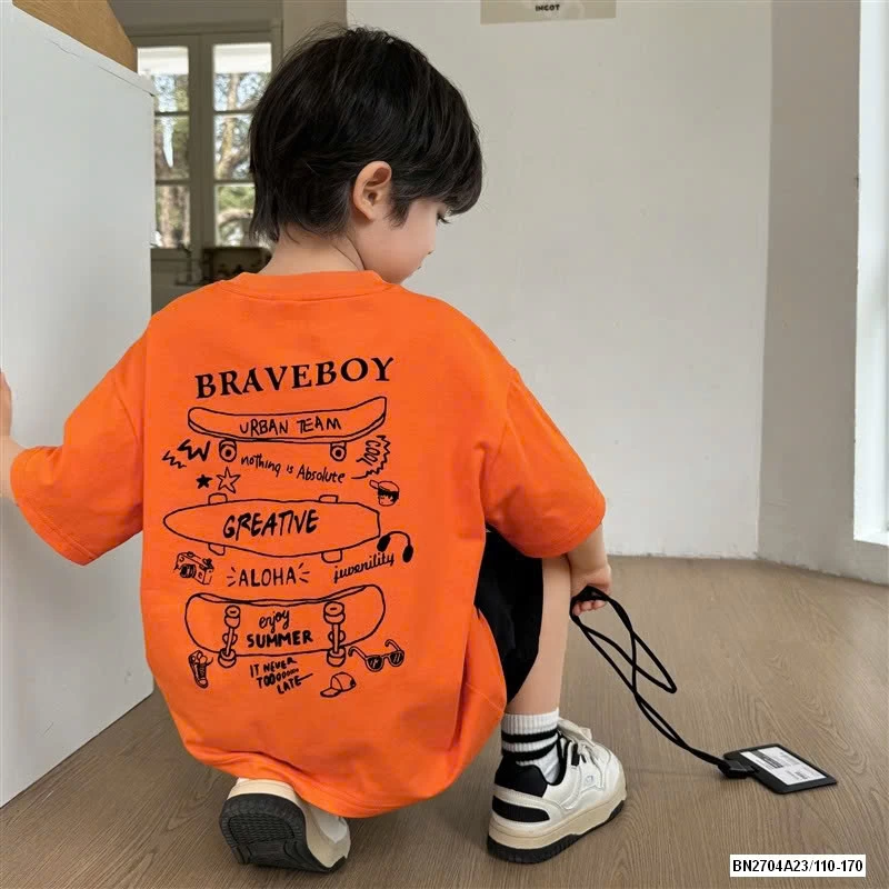 ÁO THUN BRAVEBOY IN HÌNH LƯNG