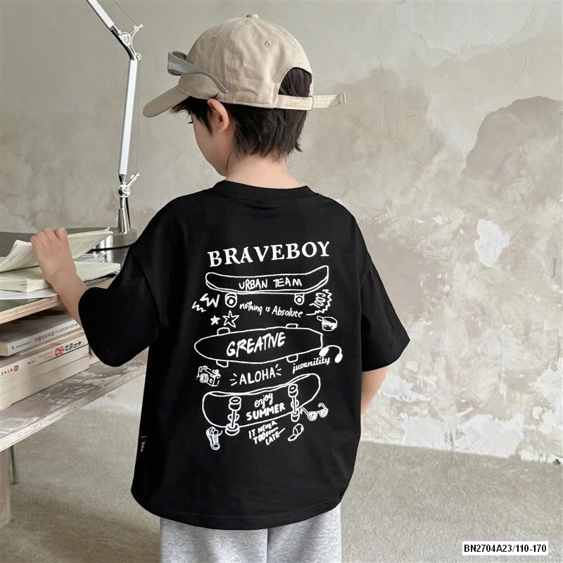 ÁO THUN BRAVEBOY IN HÌNH LƯNG