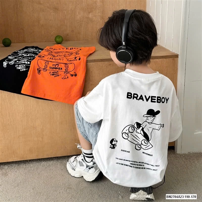 ÁO THUN BRAVEBOY IN HÌNH LƯNG