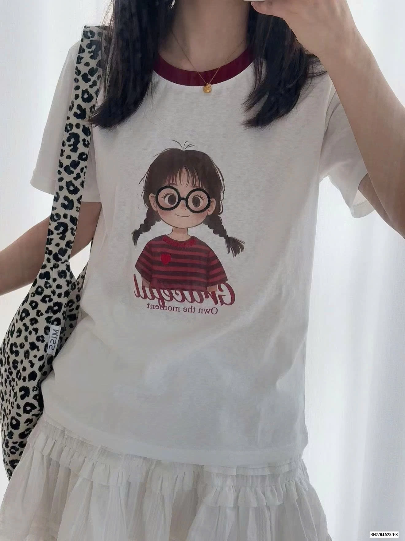 ÁO THUN IN HÌNH BÉ GÁI