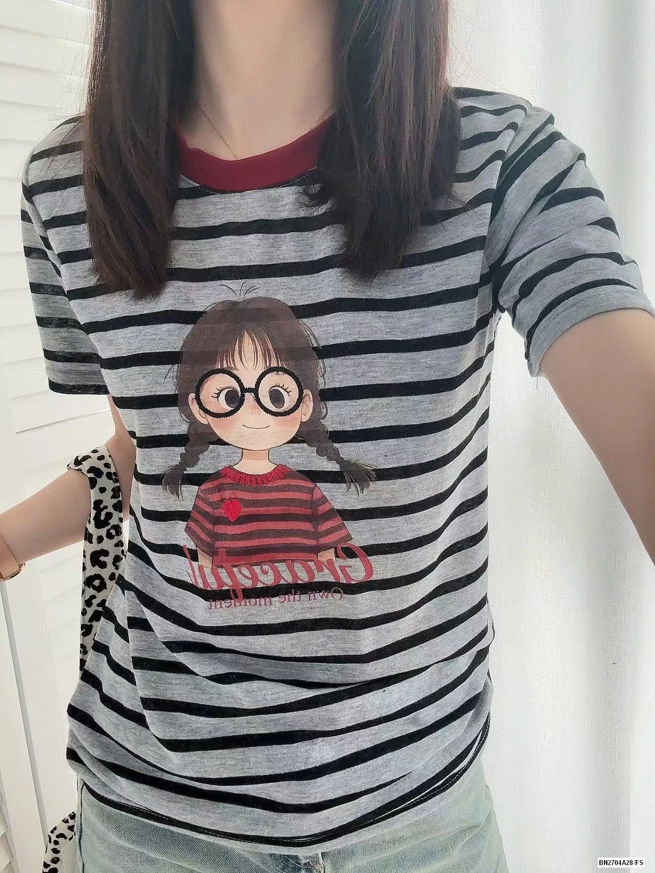 ÁO THUN IN HÌNH BÉ GÁI