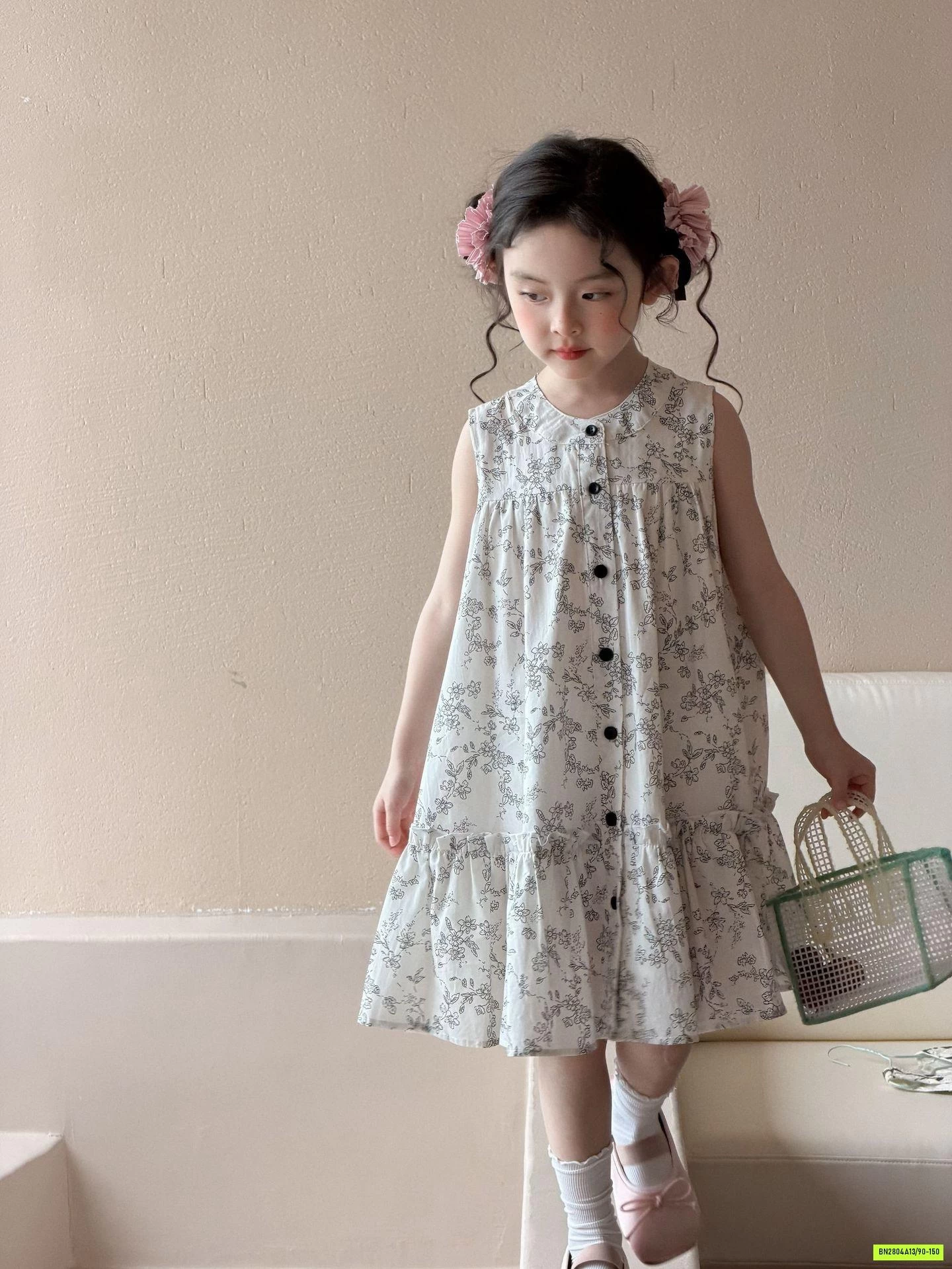 ĐẦM BABYDOLL HOA NHÍ