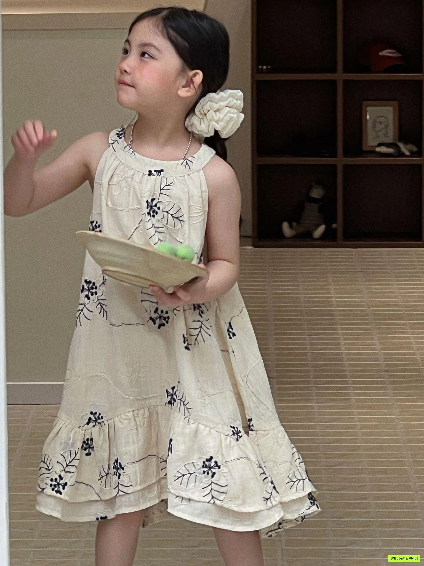 ĐẦM HOA CỔ YẾM ĐUÔI CÁ