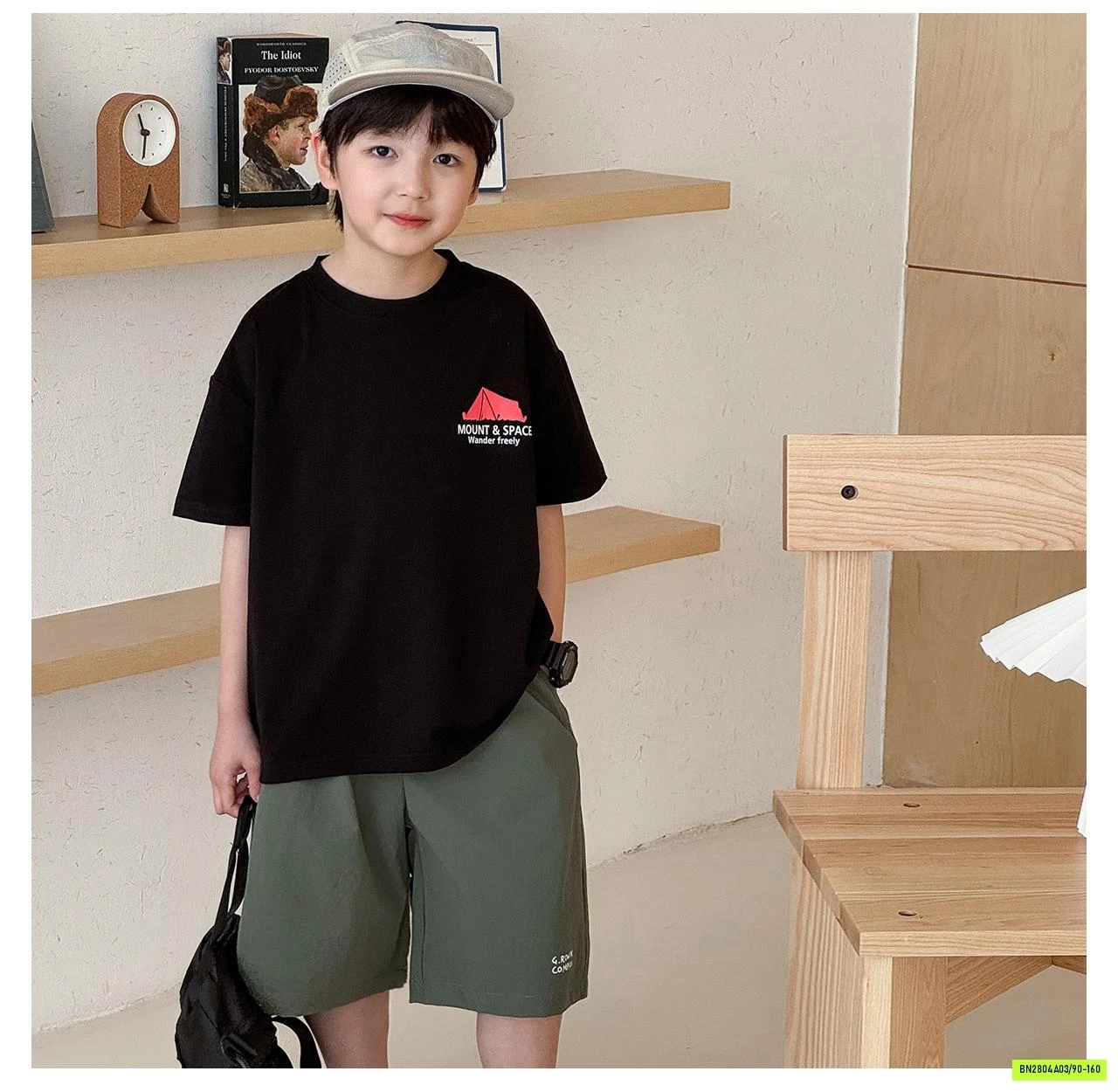 SHORT GIÓ IN CHỮ AOAO