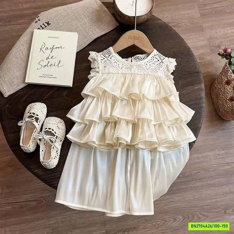 SÉT ÁO BÈO TẦNG MIX QUẦN ỐNG RỘNG